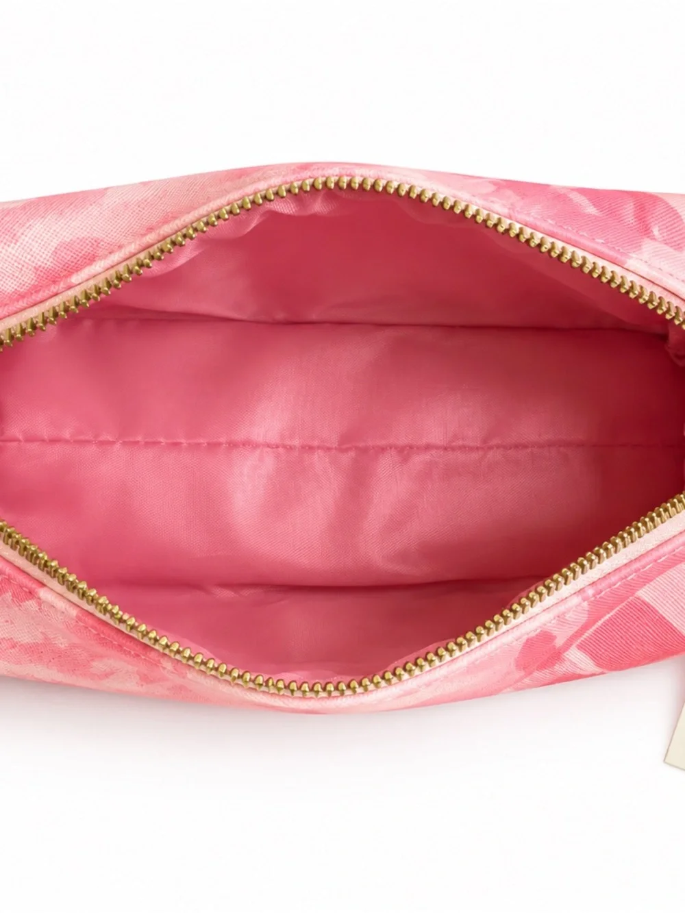 Ted Baker London Pink Floral Cosmetic Makeup Bag Travel Toiletry Case NWT Zip